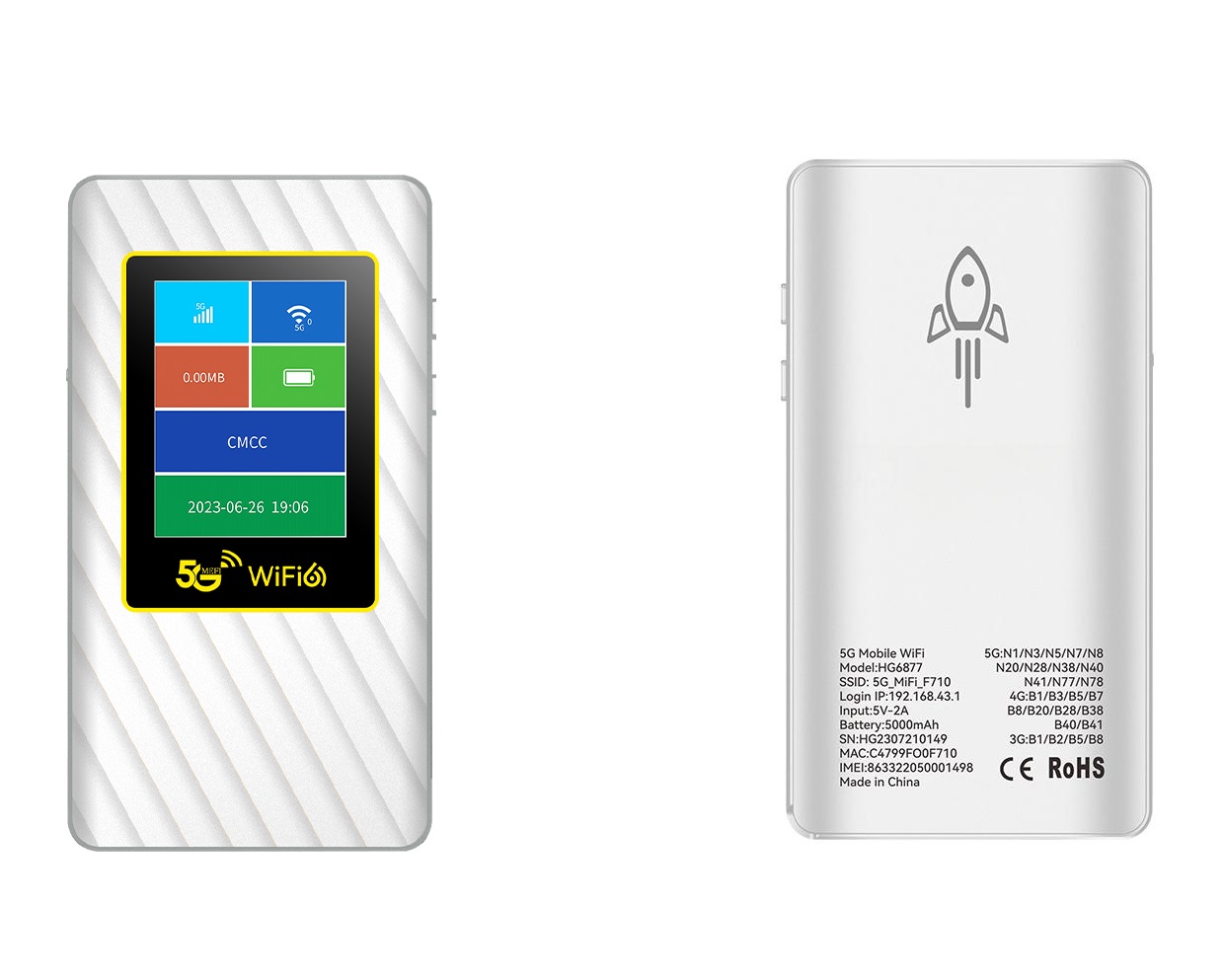 HG6877 5G WIFI6 MIFI-EAU